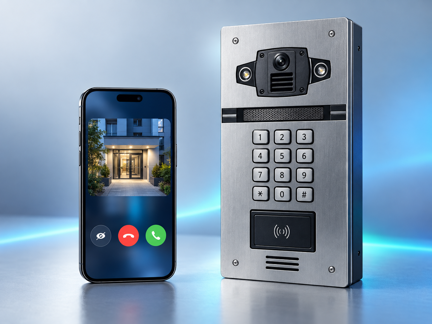 IP-домофон с приложением на смартфоне